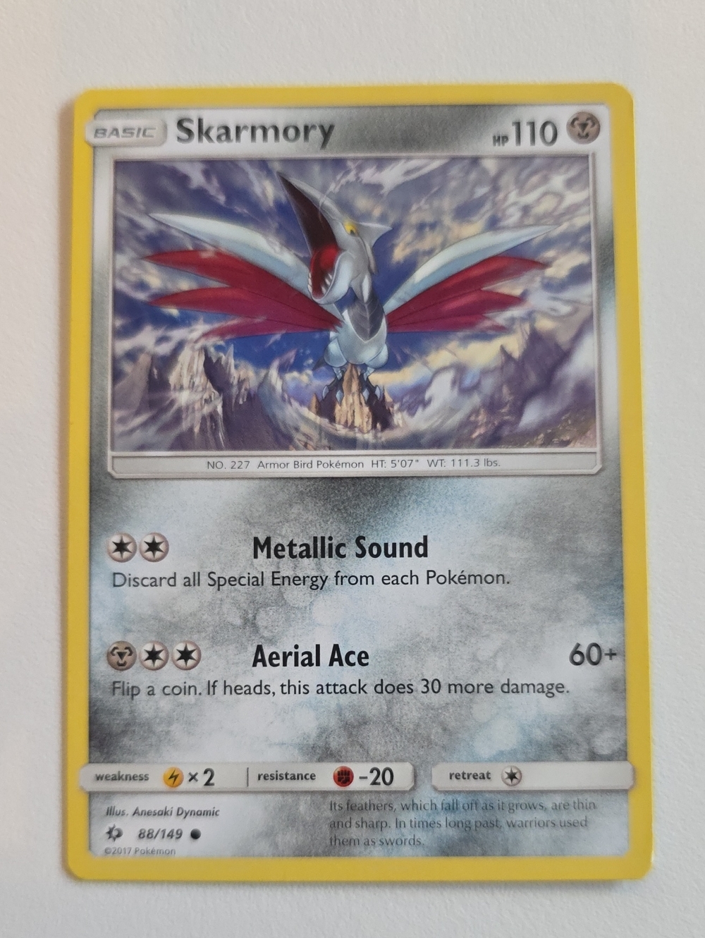 Pokemon Skarmory Card